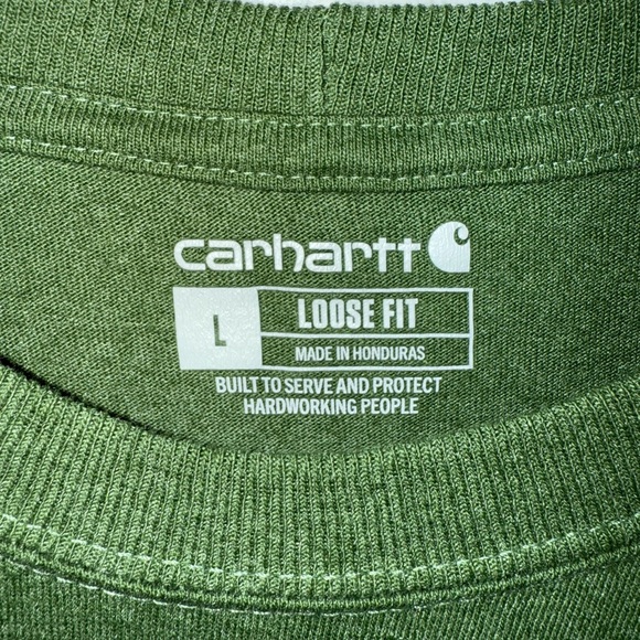Carhartt Olive Green Pocket Tee - Picture 4 of 4